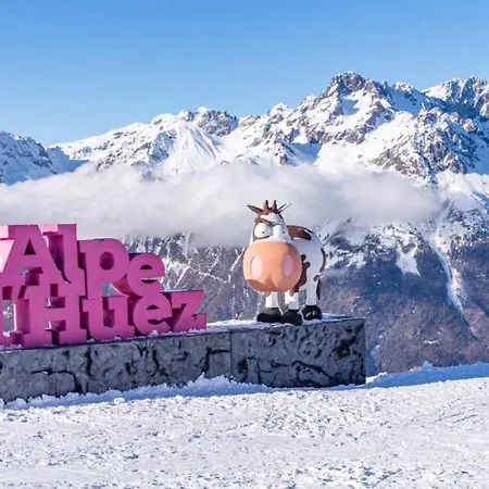 Apartment Vrai Cocon En Centre-ville Avec Jolie Vue Huez